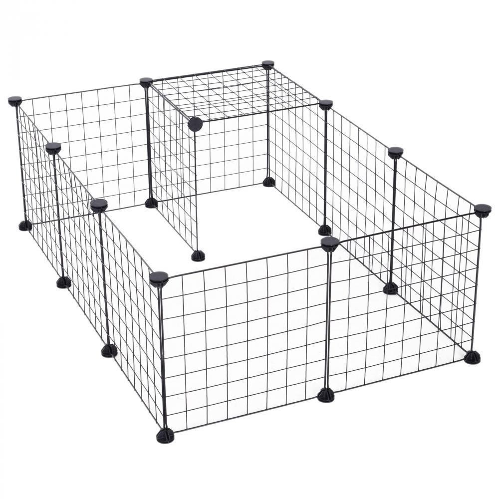 Cage Parc Pour Animaux Domestiques L 106 X L 73 X H 36 Cm intérieur