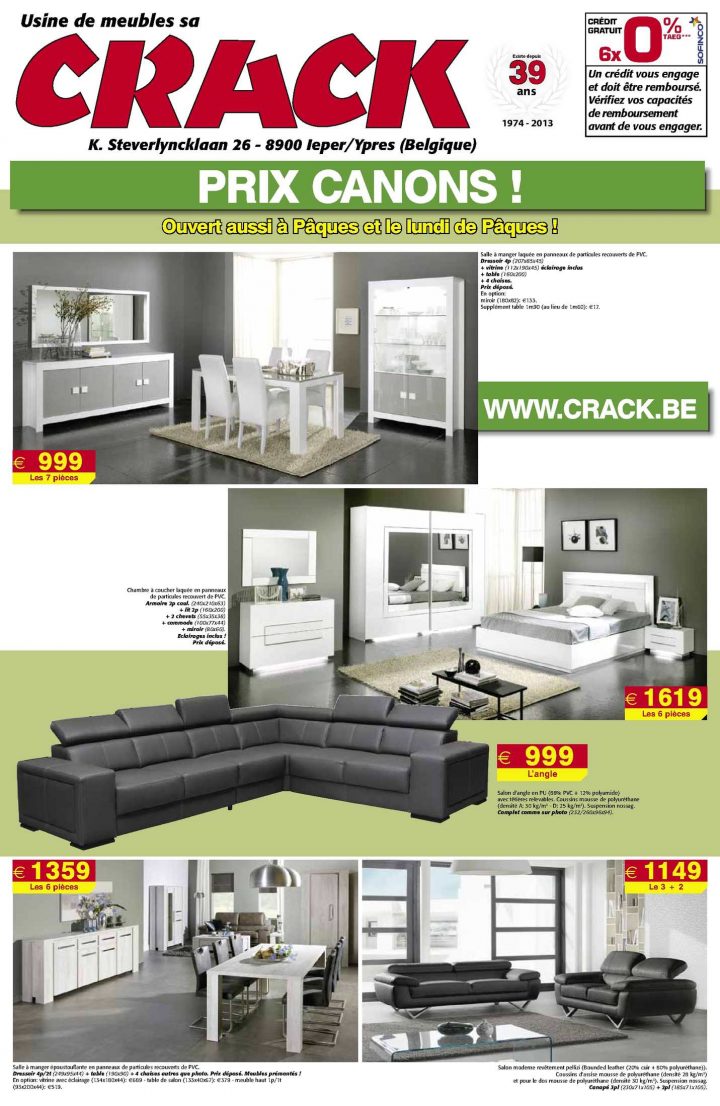Calaméo – Crack_Prospectus_12_Mars dedans Salle À Manger Crack