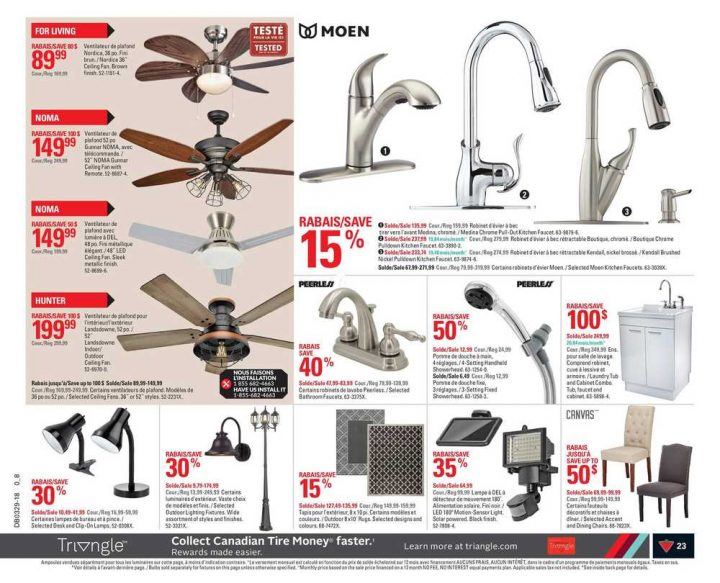 Canadian Tire (Qc) Flyer July 12 To 18 Canada dedans Ventilateur De Plafond Canadian Tire
