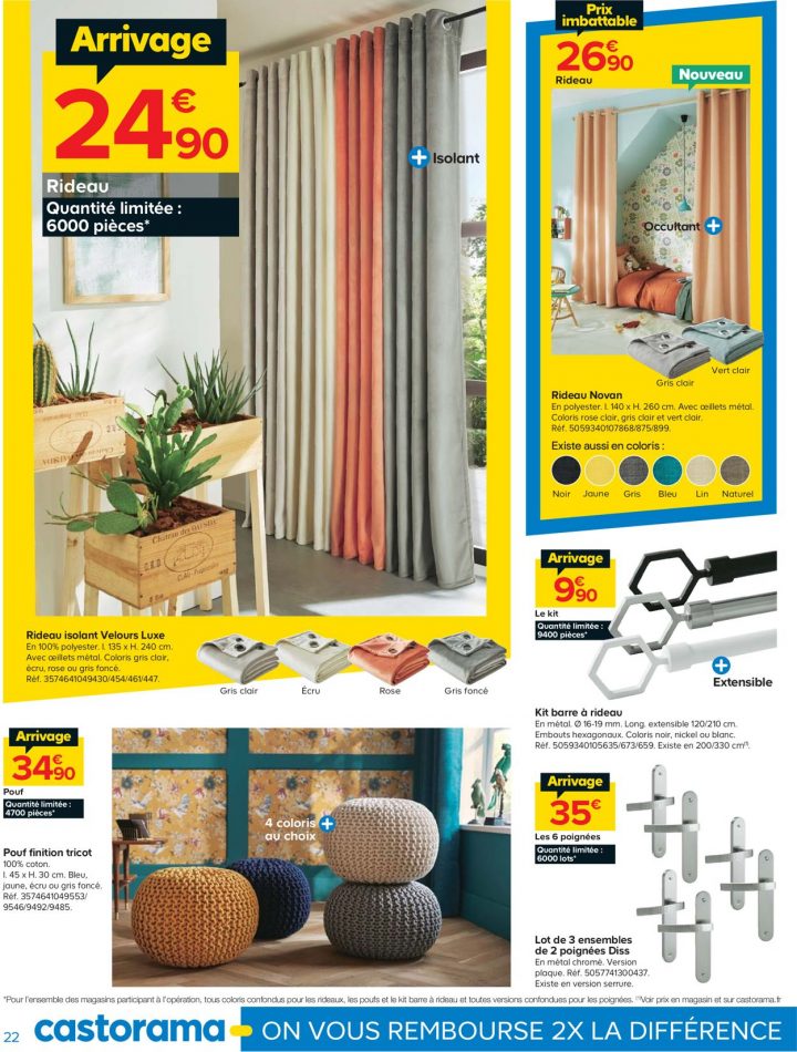 Castorama Catalogue Actuel 17.11 – 23.11.2020 [22 concernant Rideau Gris Anthracite Castorama