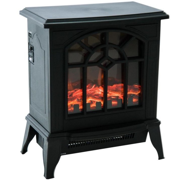 Cheminée Électrique Poêle Style Rétro 900-1800 W Simulation Flammes Led Porte Noir avec Manteau De Cheminée Décorative Gifi Cheminée Électrique Poêle Style Rétro 900-1800 W Simulation Flammes Led Porte Noir avec Manteau De Cheminée Décorative Gifi