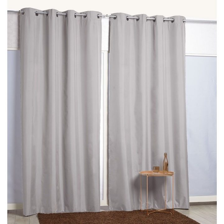 Clair #Gifi #Gris #Linge #Maison #Occultant #Oeillets concernant Rideau Thermique Gifi Clair #Gifi #Gris #Linge #Maison #Occultant #Oeillets concernant Rideau Thermique Gifi