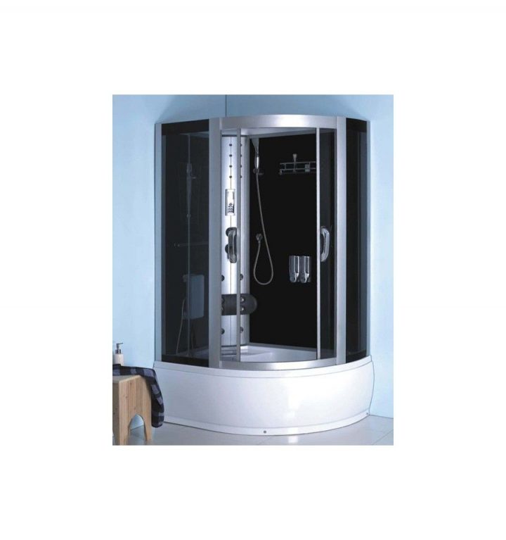 Combiné Baignoire-Douche Koss 120*80*210 Cm Hydromassage concernant Peindre Cabine De Douche Métal