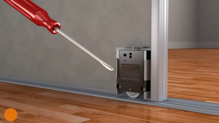 Comment Poser Des Portes De Placard Coulissantes – Optimum intérieur Roulette Porte Coulissante Placard Brico Dépôt