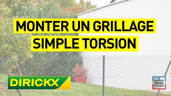 Comment Poser Une Clôture Simple Torsion ? serapportantà Grillage Simple Torsion Bricomarché