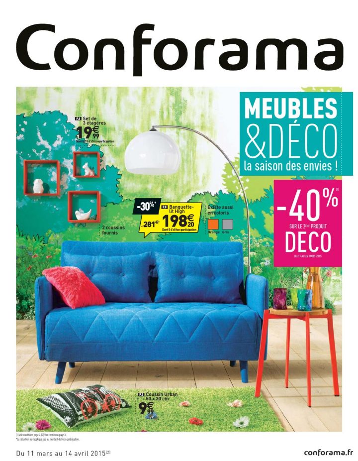 Conforama Catalogue 11Mars 14Avril2015 By Promocatalogues tout Montage Bz Conforama
