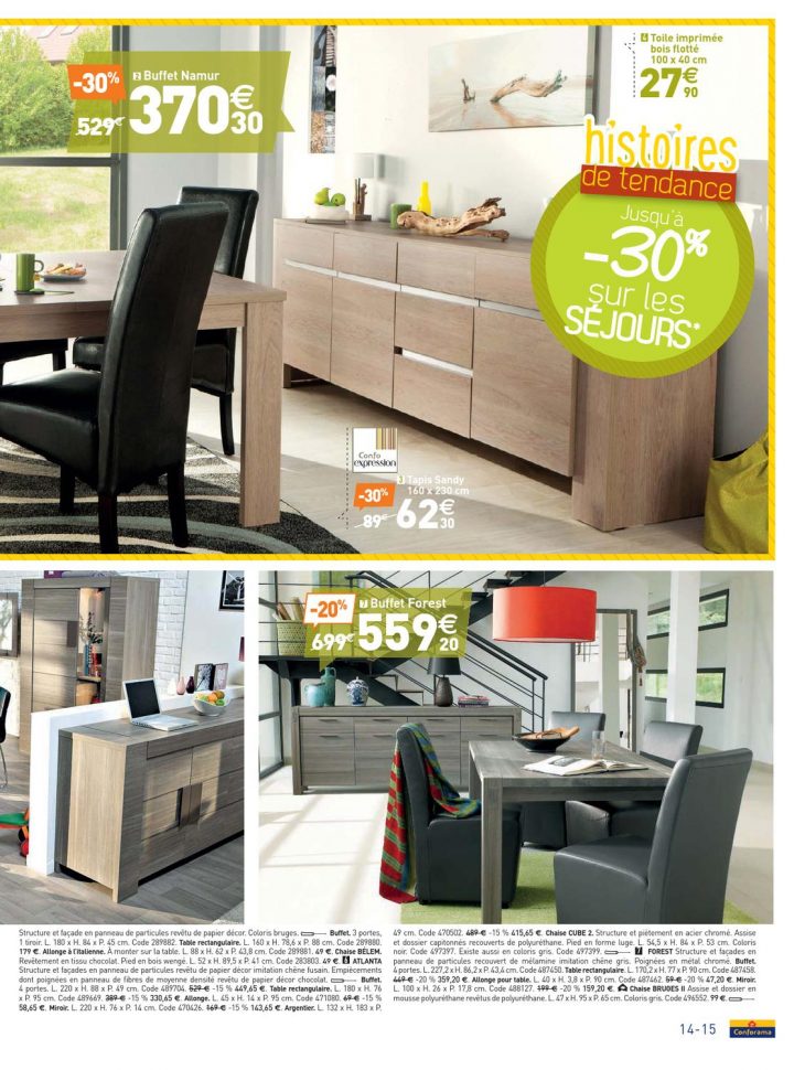 Conforama Catalogue26 Septembre 2012 By Promocatalogues à Argentier Atlanta Conforama