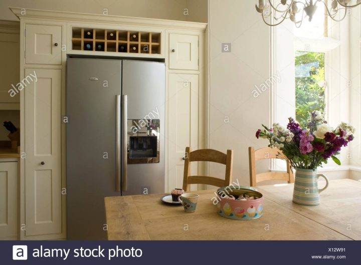 Congélateur De Style Américain Banque D'Image Et Photos – Alamy serapportantà Meuble Dessus Frigo Americain