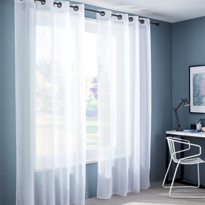 Des Doubles Rideaux Gris | Leroy Merlin à Rideaux Leroy Merlin