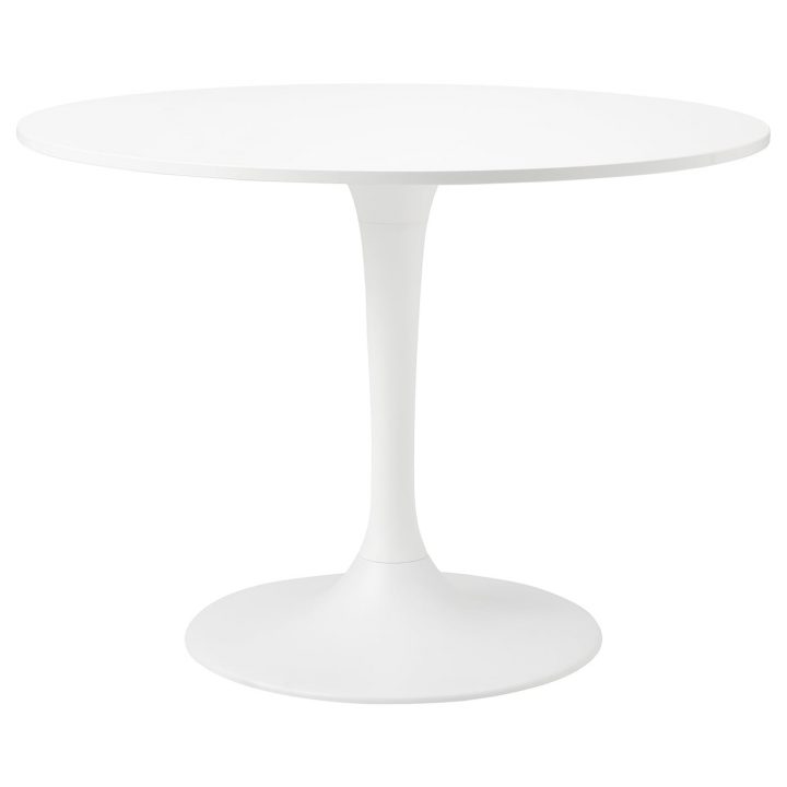 Docksta Table – White/White 40 1/2 " (103 Cm) concernant Table Ronde Ikea Blanche