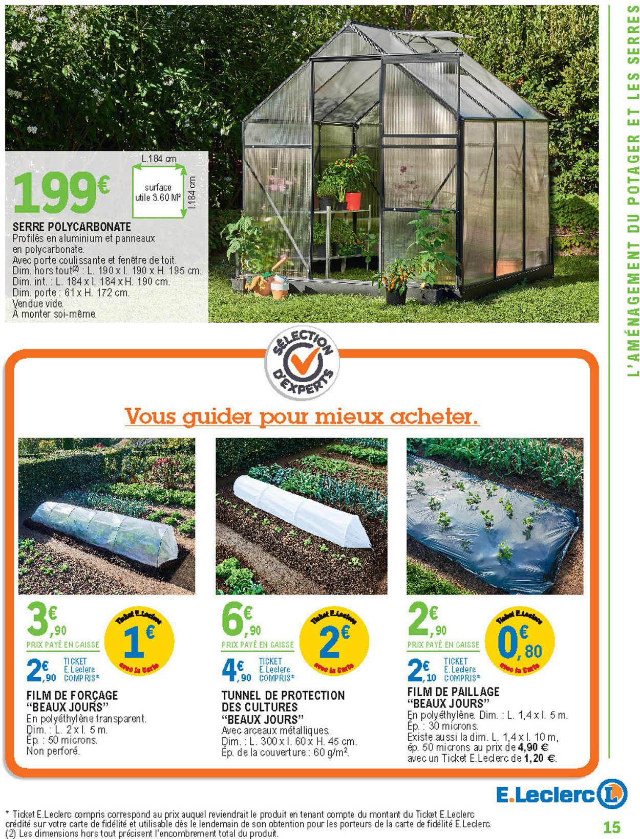 E.leclerc Catalogue Actuel 11.02 - 29.02.2020 [15 pour Arceau De Serre Castorama E.leclerc Catalogue Actuel 11.02 - 29.02.2020 [15 pour Arceau De Serre Castorama