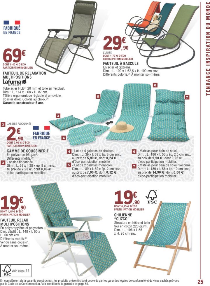 E.leclerc Catalogue Actuel 24.04 – 06.06.2020 [25 destiné Bain De Soleil Leclerc