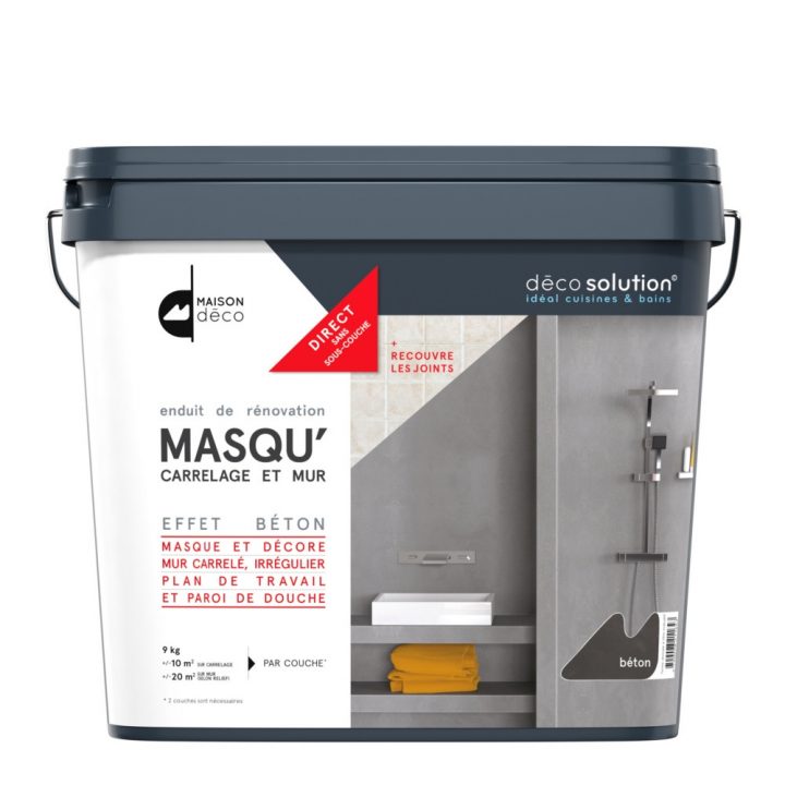 Enduit Maison Deco Masqu' Carrelages Et Murs 9Kg Lave avec Bricorama Deco Enduit Maison Deco Masqu' Carrelages Et Murs 9Kg Lave avec Bricorama Deco