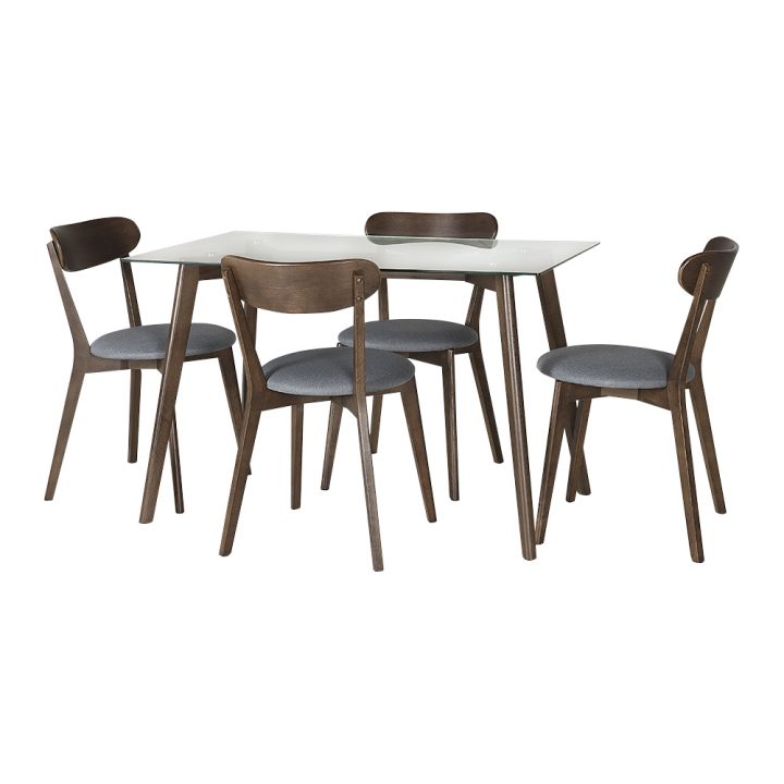 Ensemble De Table À Dîner 5 Morceaux serapportantà Canac Chaise Cuisine