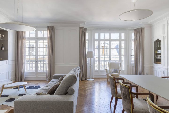 Etoféa Rideaux Sur Mesure À Paris 75016, Habillage D'Un dedans Rideau Sous Plan De Travail