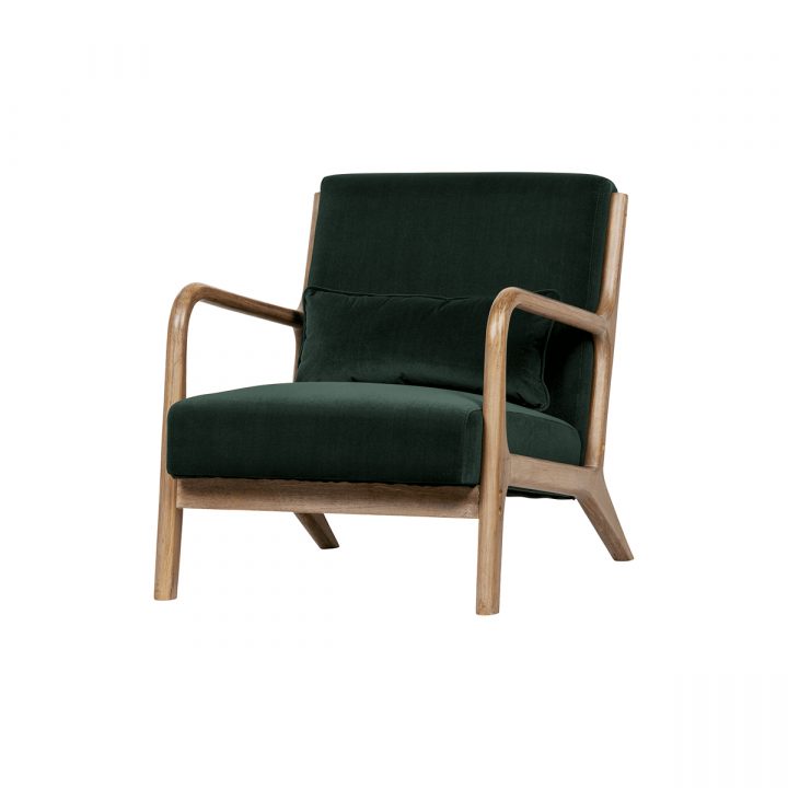 Fauteuil Mark Vert (Velours) – Woood serapportantà Fauteuil Bouchara Fauteuil Mark Vert (Velours) – Woood serapportantà Fauteuil Bouchara