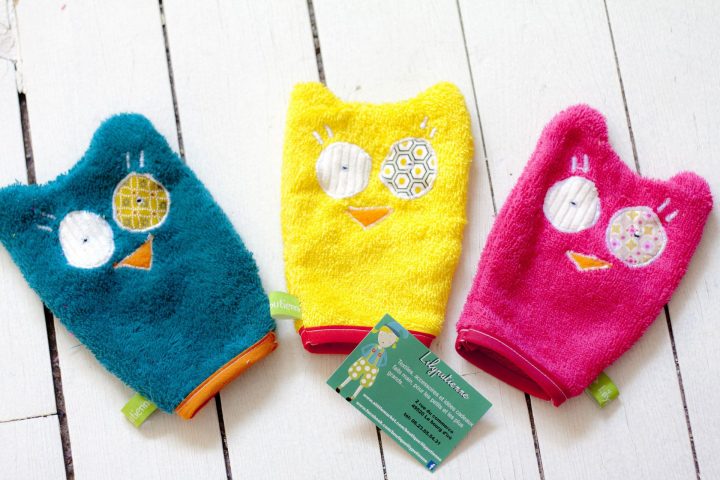 Gant De Toilette Enfant Animaux Hibou De Couleur | Washcloth pour Tuto Mini Gant De Toilette
