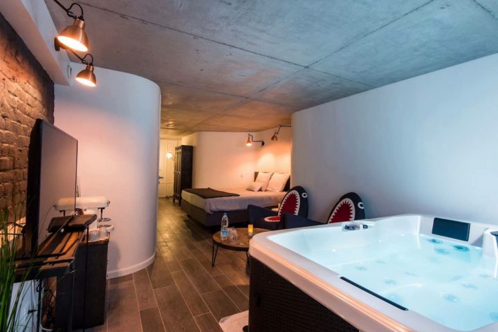 Gästezimmer Le Comptoir Industriel : Suites Avec Spa serapportantà Chambre Avec Jacuzzi Privatif Lille Gästezimmer Le Comptoir Industriel : Suites Avec Spa serapportantà Chambre Avec Jacuzzi Privatif Lille