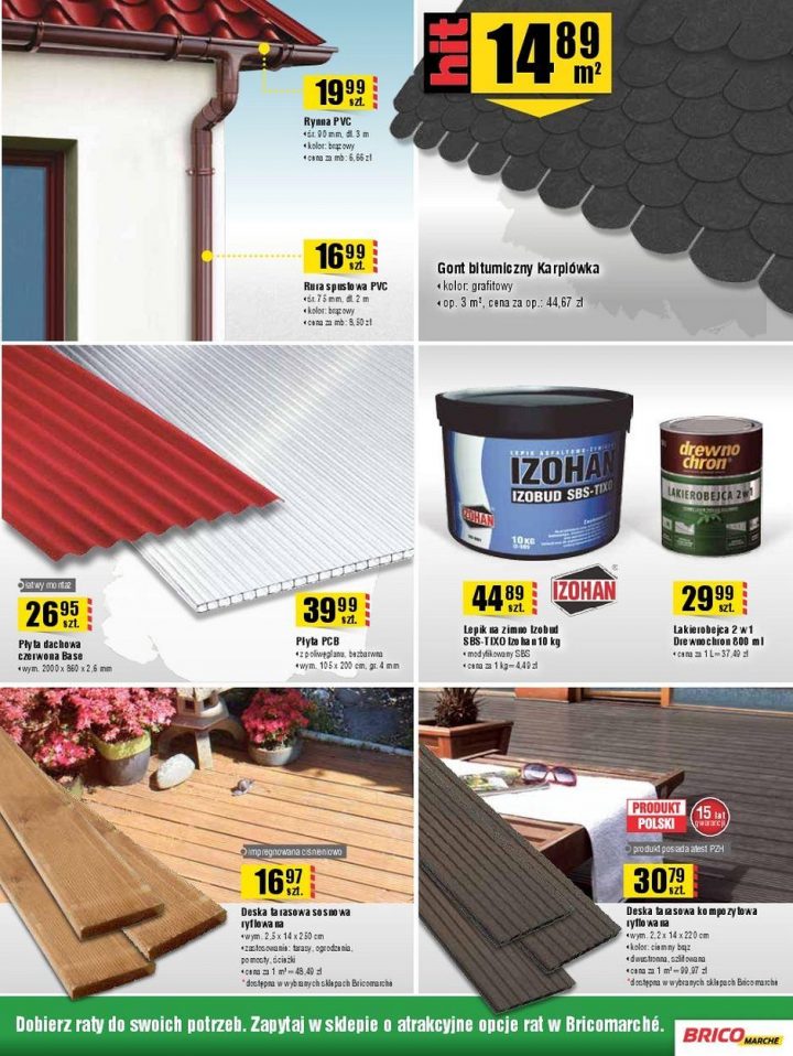 Gazetka Promocyjna I Reklamowa Bricomarche, "Aktualna Oferta dedans Shingle Bricomarché Gazetka Promocyjna I Reklamowa Bricomarche, "Aktualna Oferta dedans Shingle Bricomarché