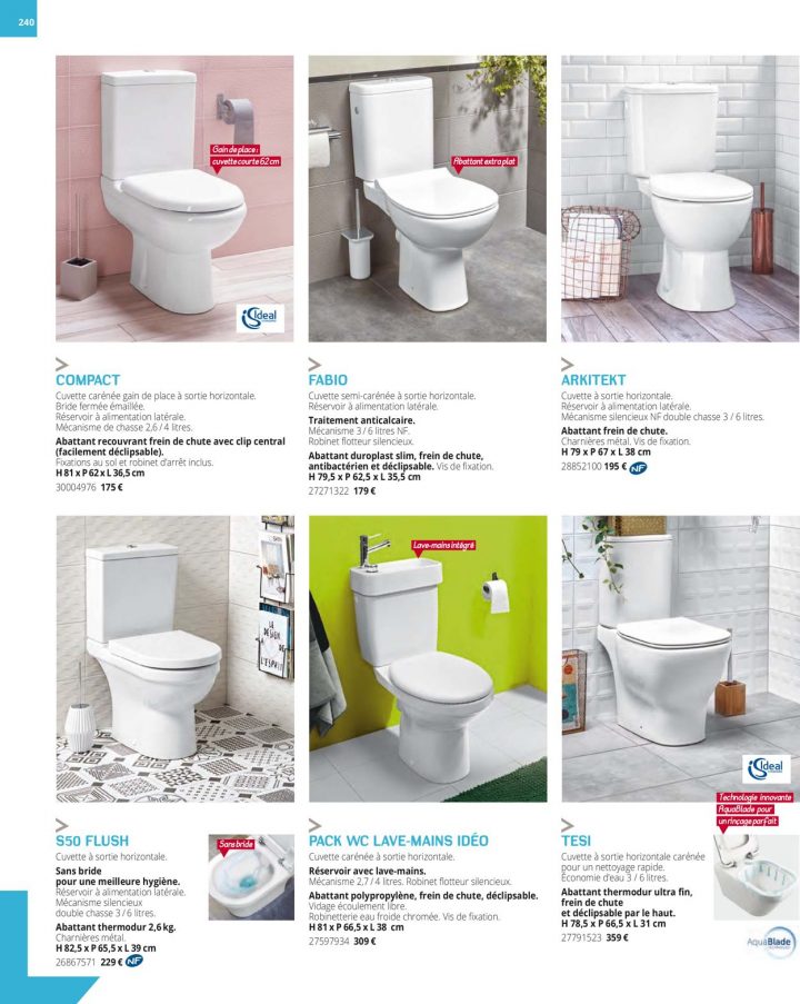 Gedimat Catalogue Actuel 02.04 – 31.12.2019 [240 à Wc Avec Lave Main Intégré Brico Dépôt Gedimat Catalogue Actuel 02.04 – 31.12.2019 [240 à Wc Avec Lave Main Intégré Brico Dépôt