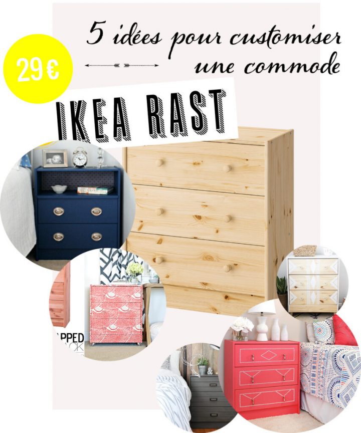 Ikea Hack : Customiser Une Commode Rast • Plumetis Magazine dedans Relooker Commode Rast Ikea