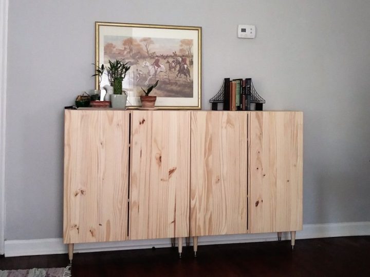 Ikea Ivar Hack. Get This Look For Under $200. Easy Ikea tout Buffet Pin Massif Ikea