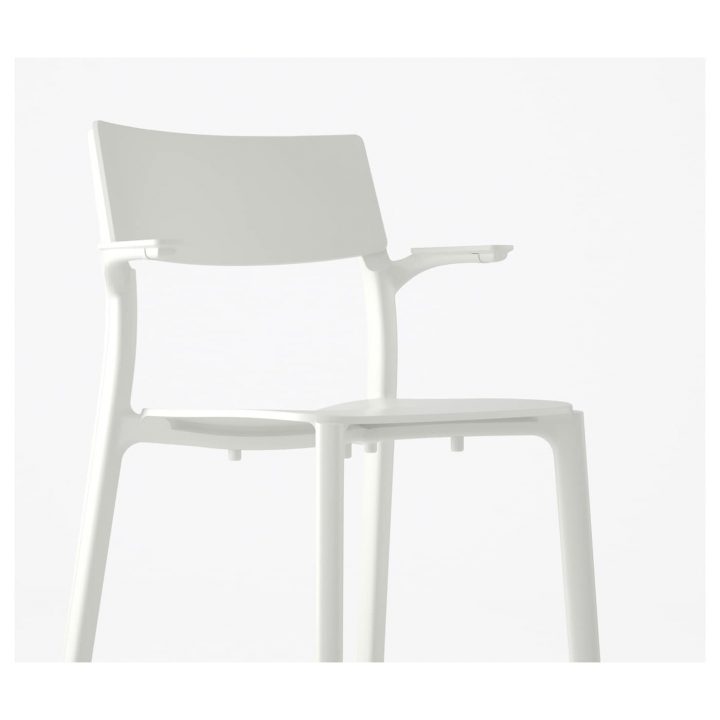 Janinge Chaise À Accoudoirs – Blanc avec Chaise Suspendue Ikea