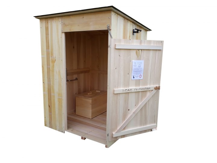 Kit Toilette Sèche Extérieur Handicap En Bois Naturel tout Abri Wc Extérieur