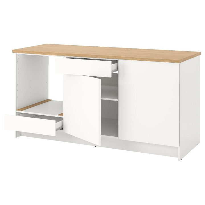 Knoxhult Élément Bas Avec Portes Et Tiroir – Blanc 180 Cm destiné Knoxhult Meuble Bas Knoxhult Élément Bas Avec Portes Et Tiroir – Blanc 180 Cm destiné Knoxhult Meuble Bas