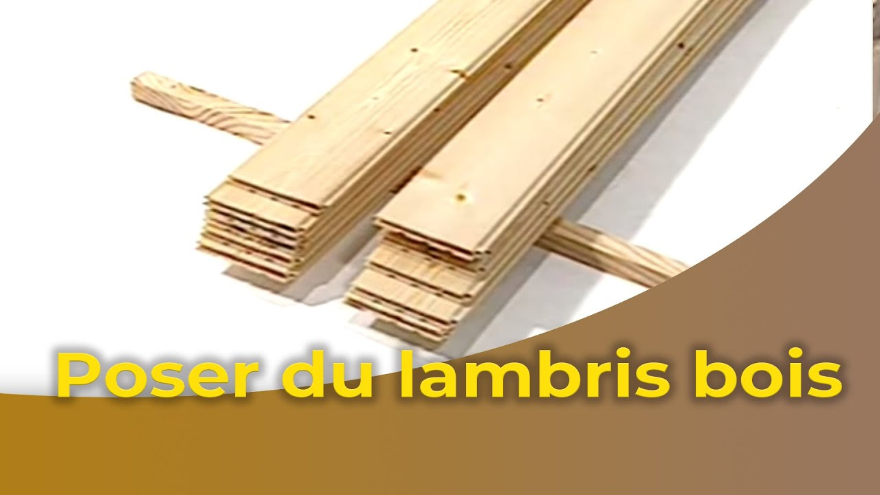La Pose D'Un Lambris Bois dedans Couvre Joint Bois Castorama
