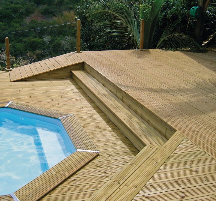 Lame De Terrasse En Pin 28 X 145 Mm X 4M pour Bricomarché Carrelage Extérieur