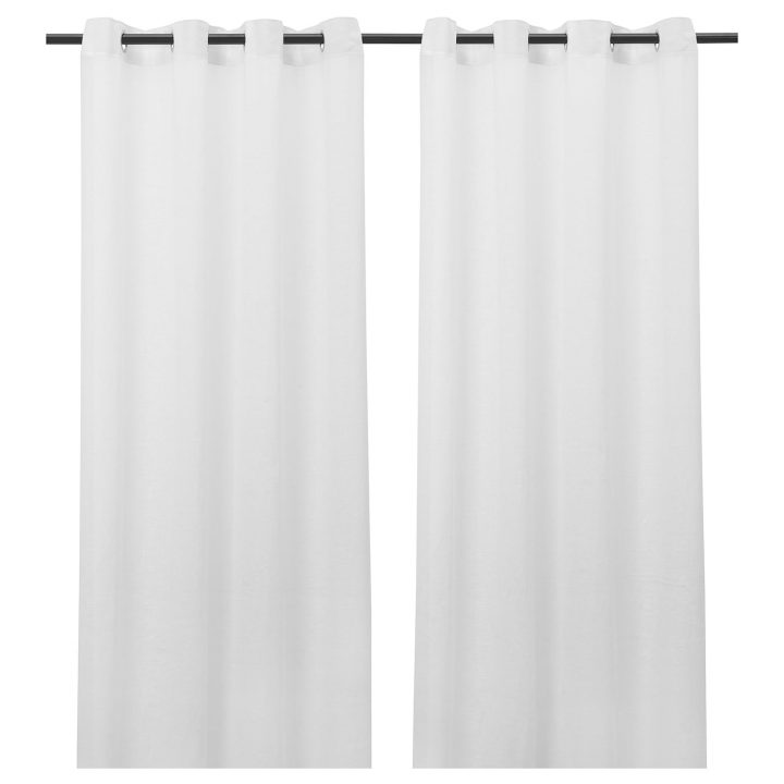 Lejongap Rideaux, 2 Pièces – Blanc Avec Oeillets 145X300 Cm à Rideaux Lin Ikea Lejongap Rideaux, 2 Pièces – Blanc Avec Oeillets 145X300 Cm à Rideaux Lin Ikea