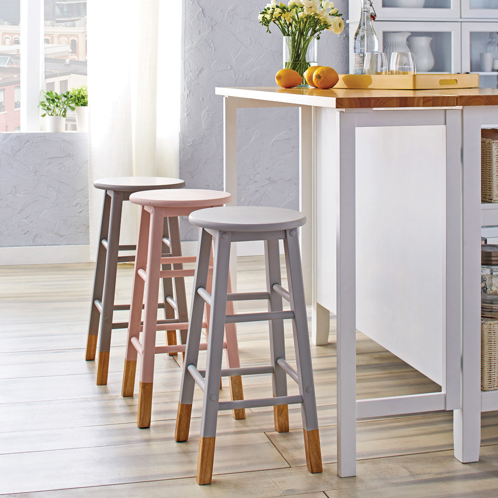 Les Tabourets Peints Multicolores  Je Décore avec Chaise De Cuisine