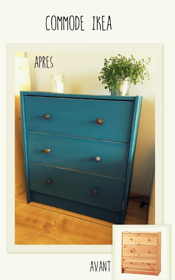 Maman Bricol'Tou: Meubles Ikea Revisités! encequiconcerne Relooker Commode Rast Ikea