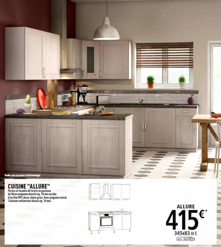 meuble cuisine largeur 30 cm brico depot