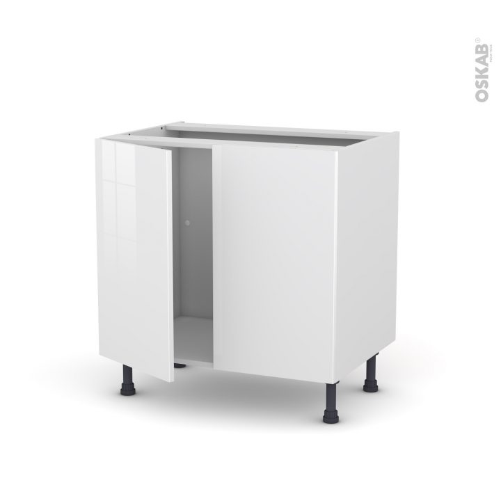 Meuble De Cuisine Sous Évier Bora Blanc, 2 Portes, L80 X H70 X P58 Cm à Meuble Sous Évier 100 Cm – Ikea