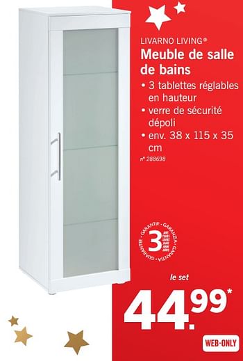 meuble de salle de bain lidl