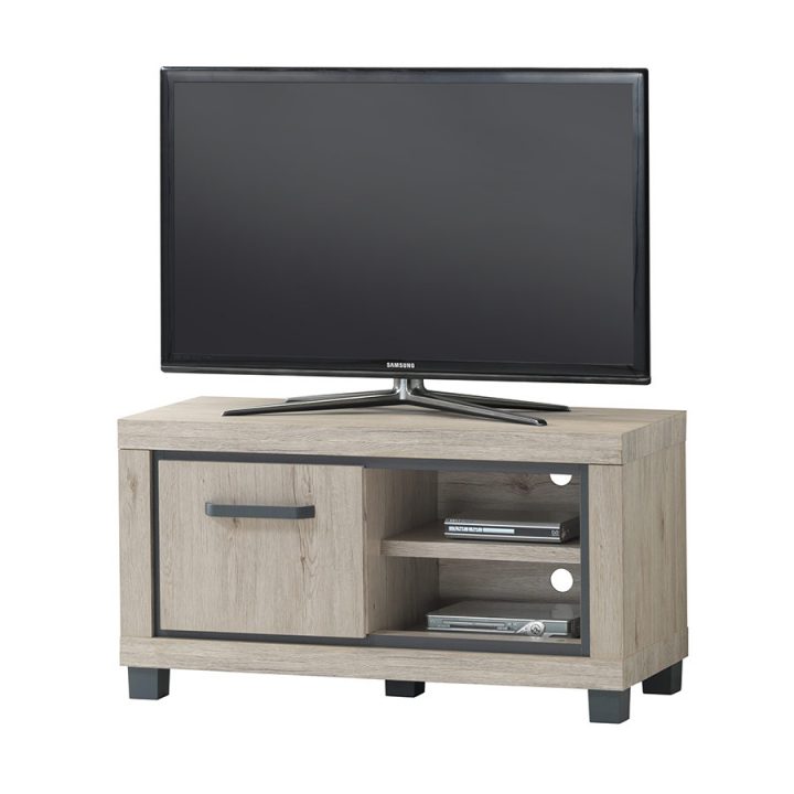 Meuble Tv 110 Cm Pas Cher Couleur Chêne Naturel Et Gris Eleonore destiné Meuble Tv Industriel, 110 Cm Meuble Tv 110 Cm Pas Cher Couleur Chêne Naturel Et Gris Eleonore destiné Meuble Tv Industriel, 110 Cm