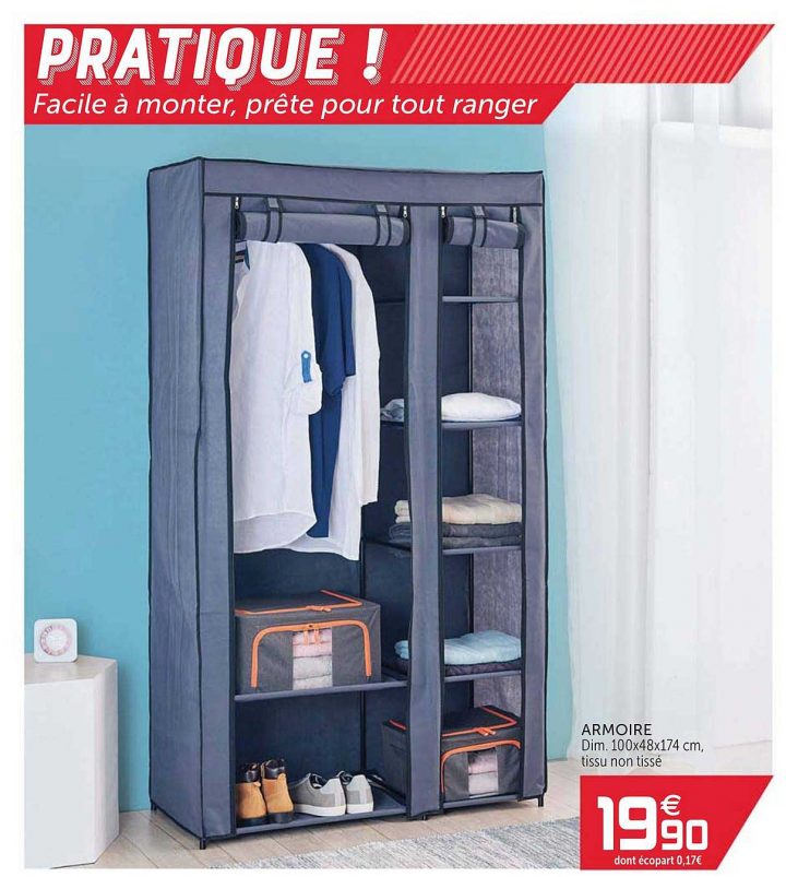 Offre Armoire Chez Gifi destiné Armoire Tissu Gifi