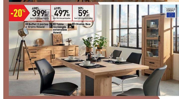 Offre Buffet 2 Portes 6 Tiroirs Hawai Table Rectangle intérieur Table Portland Conforama Offre Buffet 2 Portes 6 Tiroirs Hawai Table Rectangle intérieur Table Portland Conforama