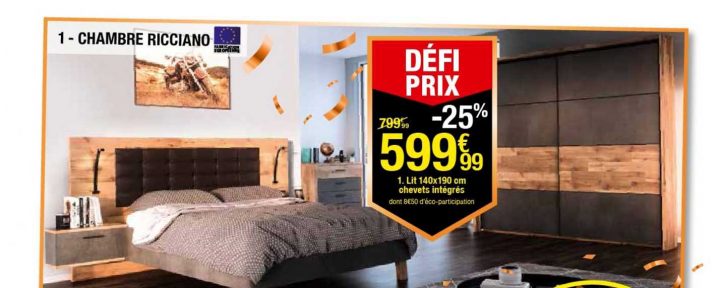 Offre Chambre Ricciano Lit 140X190 Cm Chevets Intégrés Chez But intérieur Chambre À Coucher But Sarlat Offre Chambre Ricciano Lit 140X190 Cm Chevets Intégrés Chez But intérieur Chambre À Coucher But Sarlat