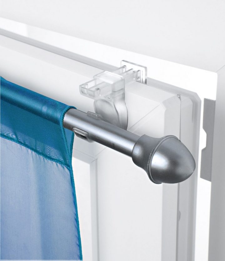 Ok Déjà Acheté | Tringle Rideau, Tringle Rideau Sans Percer pour Support Tringle Rideau Plafond Castorama