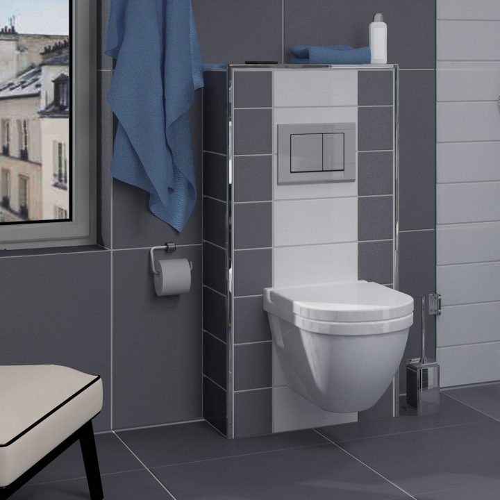 Pack Wc Suspendu Bâti Mur, Geberit Symbiose | Leroy Merlin à Wc Suspendu Grohe Leroy Merlin Pack Wc Suspendu Bâti Mur, Geberit Symbiose | Leroy Merlin à Wc Suspendu Grohe Leroy Merlin