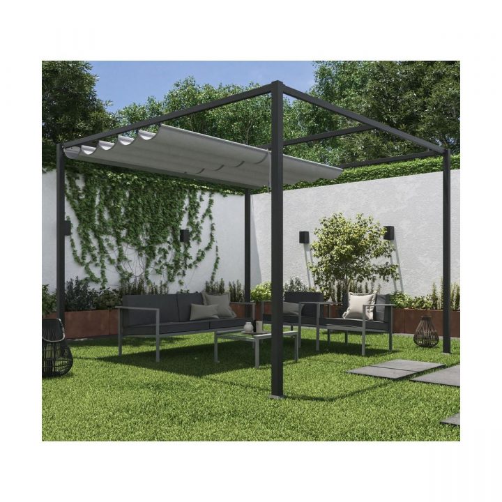 Pawilon Ogrodowy 3 X 3 M Horali Szary Naterial destiné Pergola Leroy Merlin Pawilon Ogrodowy 3 X 3 M Horali Szary Naterial destiné Pergola Leroy Merlin