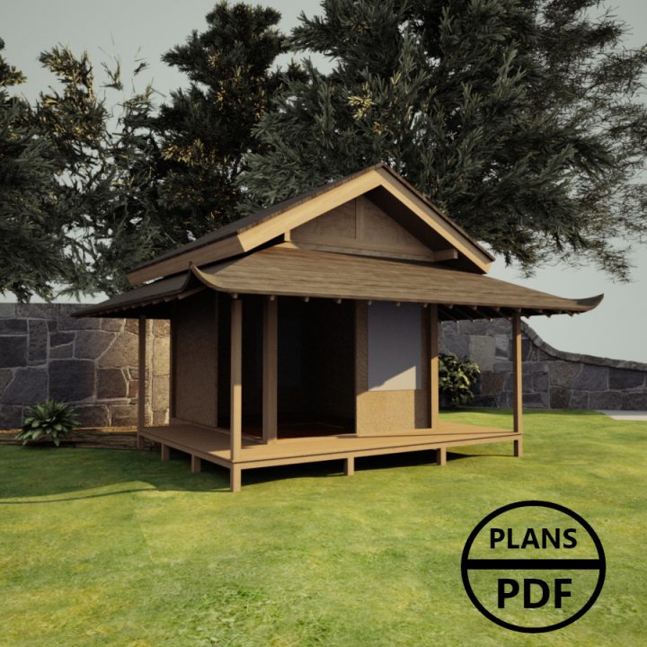 Plan Abri De Jardin En Bois : Plans En Pdf À Télécharger destiné Plan Cabane En Bois Gratuit