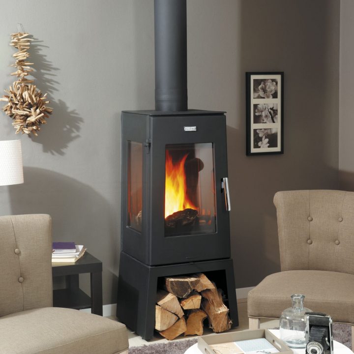 Poêle À Bois – Luxor – Godin Export – À 3 Faces / En Acier destiné Poele A Bois 3 Faces Vitrées Prix Poêle À Bois – Luxor – Godin Export – À 3 Faces / En Acier destiné Poele A Bois 3 Faces Vitrées Prix