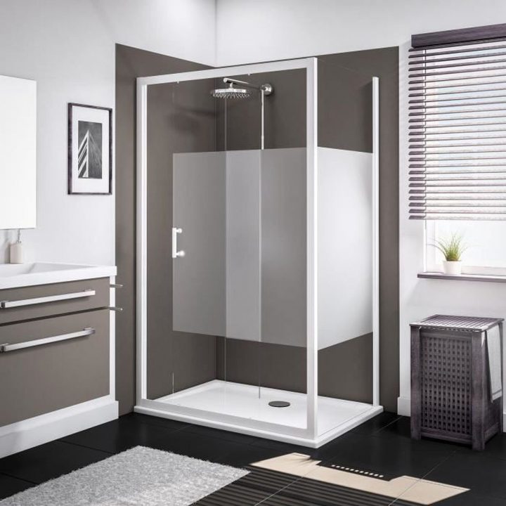 Porte Coulissante De Douche 120 Cm Hauteur 180 Cm concernant Porte Douche Hauteur 180