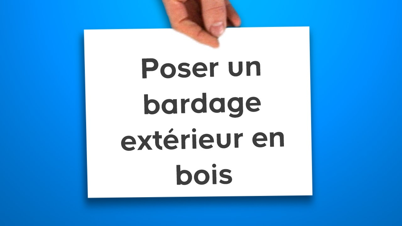 Poser Un Bardage Extérieur En Bois (Castorama) tout Couvre Joint Bois Castorama