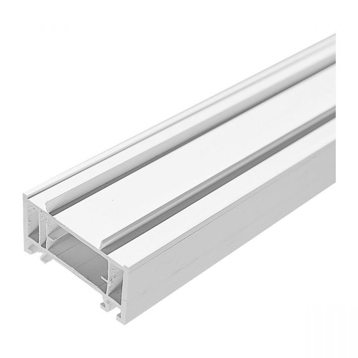 Profilo Di Compensazione In Pvc Bianco 60 X 30 Mm Lunghezza 3 M encequiconcerne Profilo Piatto Pvc Bricoman