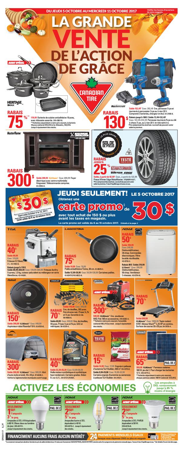 Publisac 2017 Flyer (Ctc_Wk41_Fr_0F) By Salewhale – Issuu encequiconcerne Toilette Chimique Canadian Tire